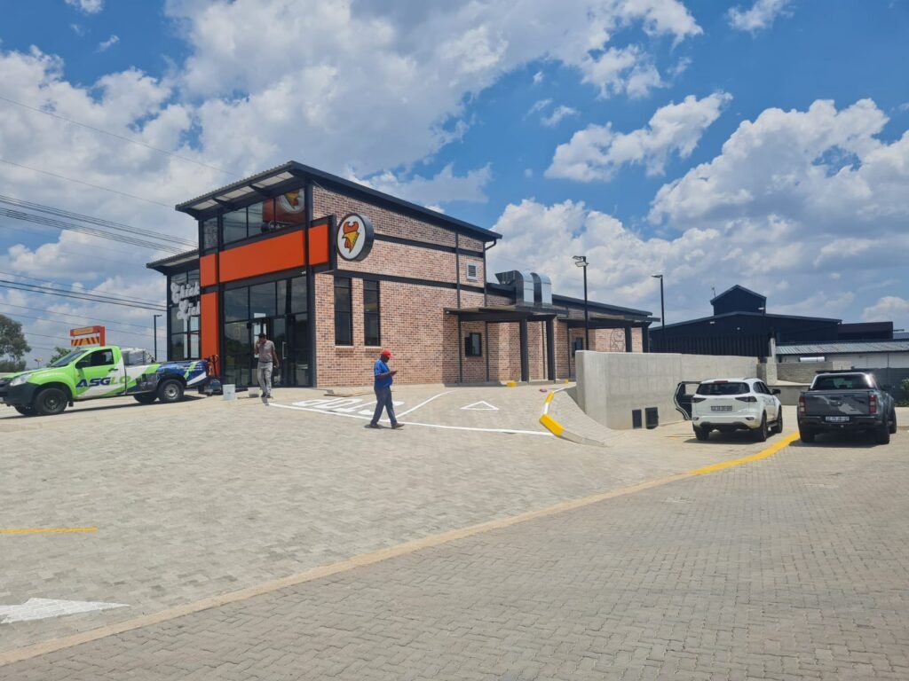 Commercial building exterior