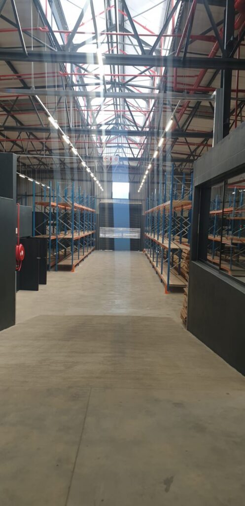 Storage interior and racking