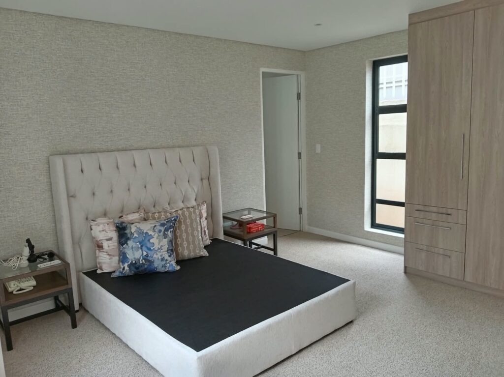 Parkwood Renovation — bedroom and fitted cabinetry