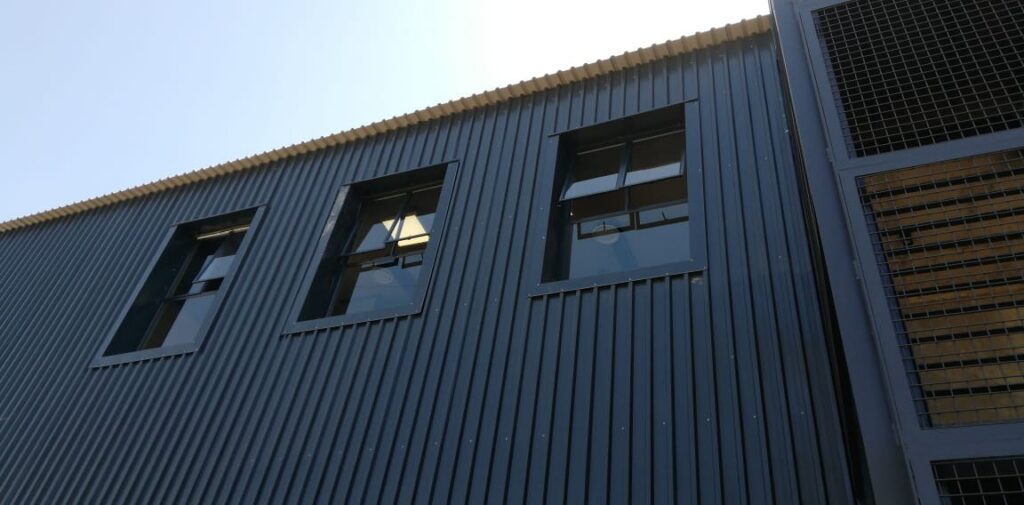 And Beyond Warehouse — facade and windows